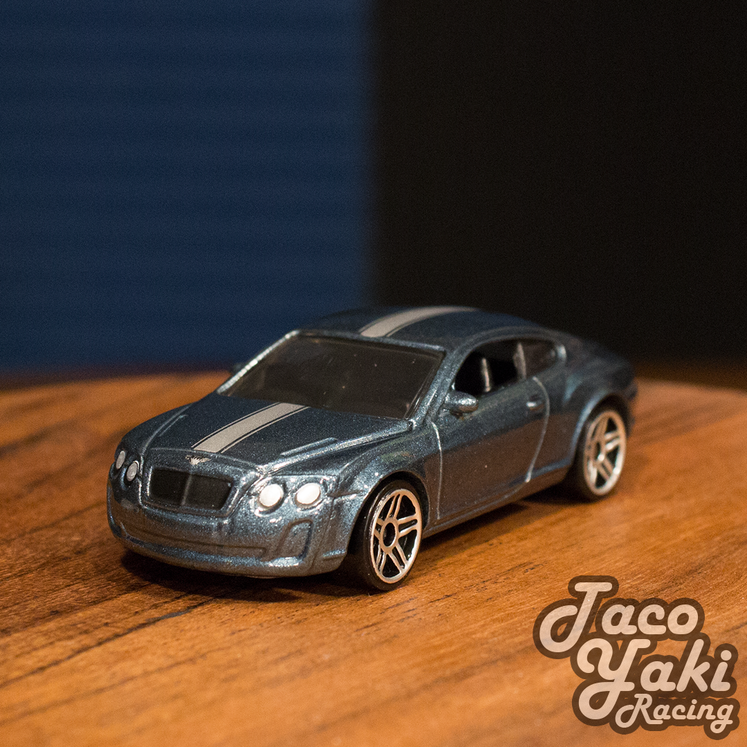 Bentley Continental Supersports (Metalflake Steel Blue) - Factory 500 H.P. - Hot Wheels Basic Loose (2021)