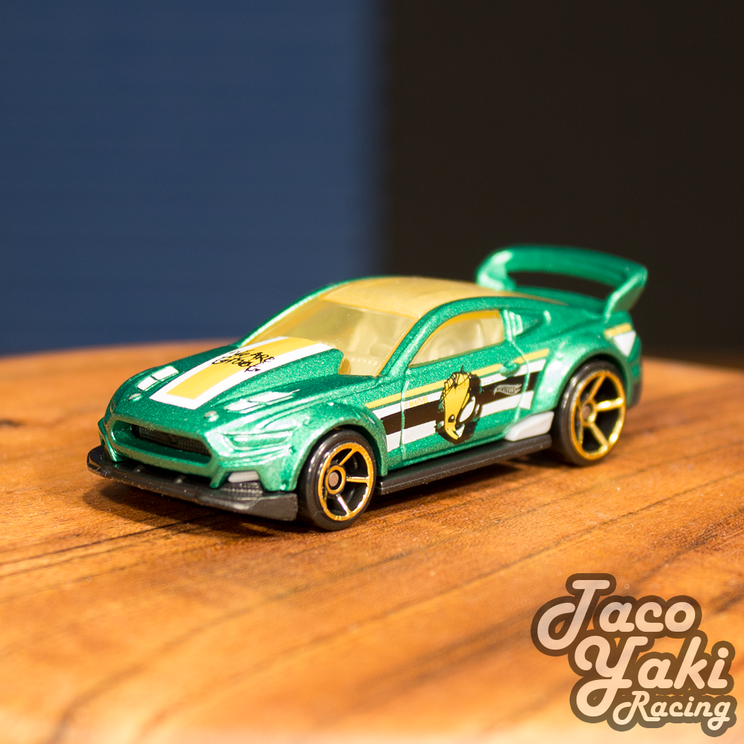 Custom '15 Ford Mustang (Green) - Spider-Man: Maximum Venom - Hot Wheels Basic Loose (2020)