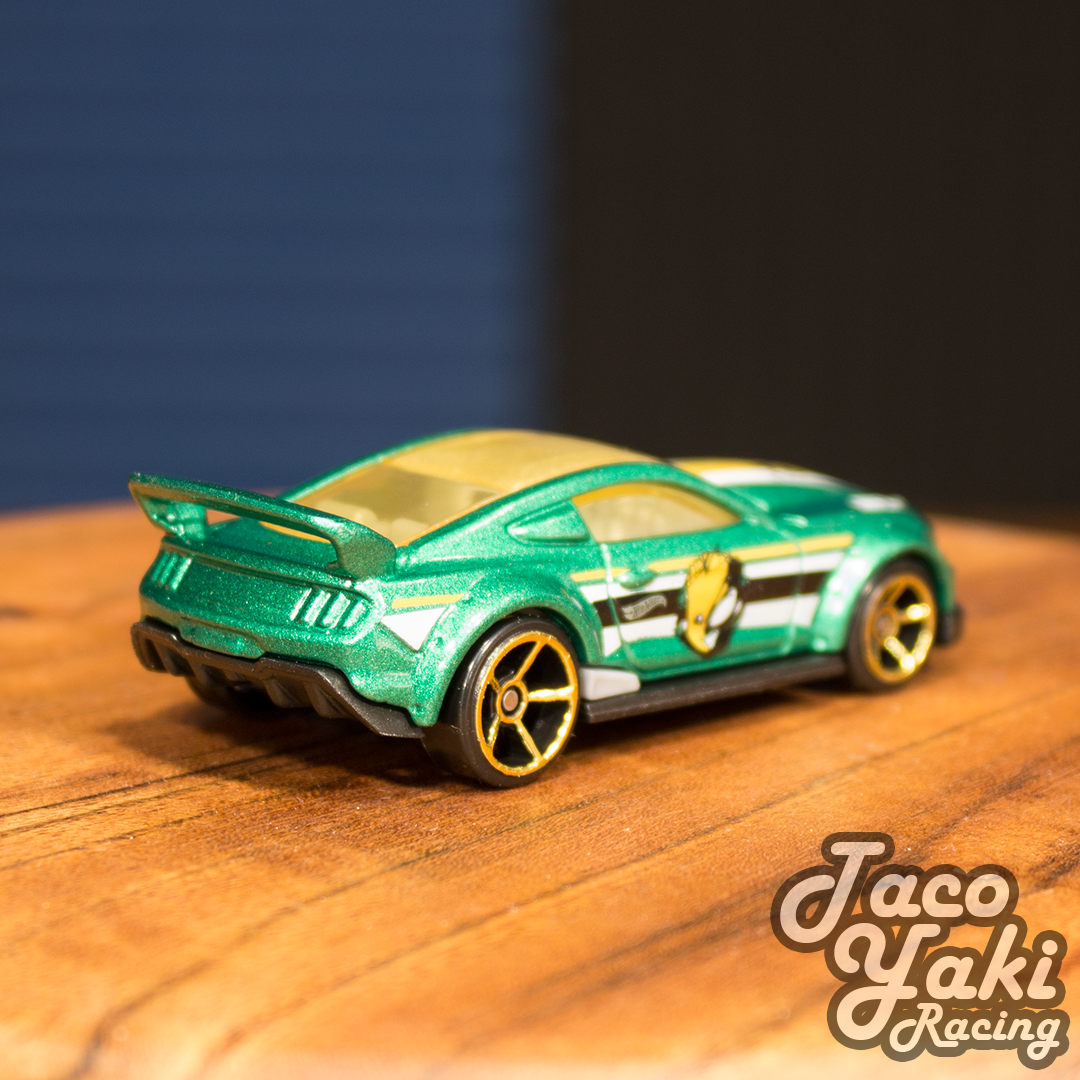 Custom '15 Ford Mustang (Green) - Spider-Man: Maximum Venom - Hot Wheels Basic Loose (2020)