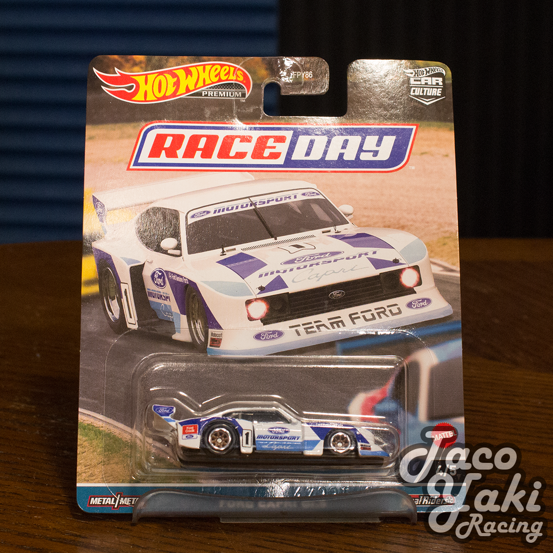 Ford Capri Gr.5 (White) - Race Day - Hot Wheels Premium (2023)