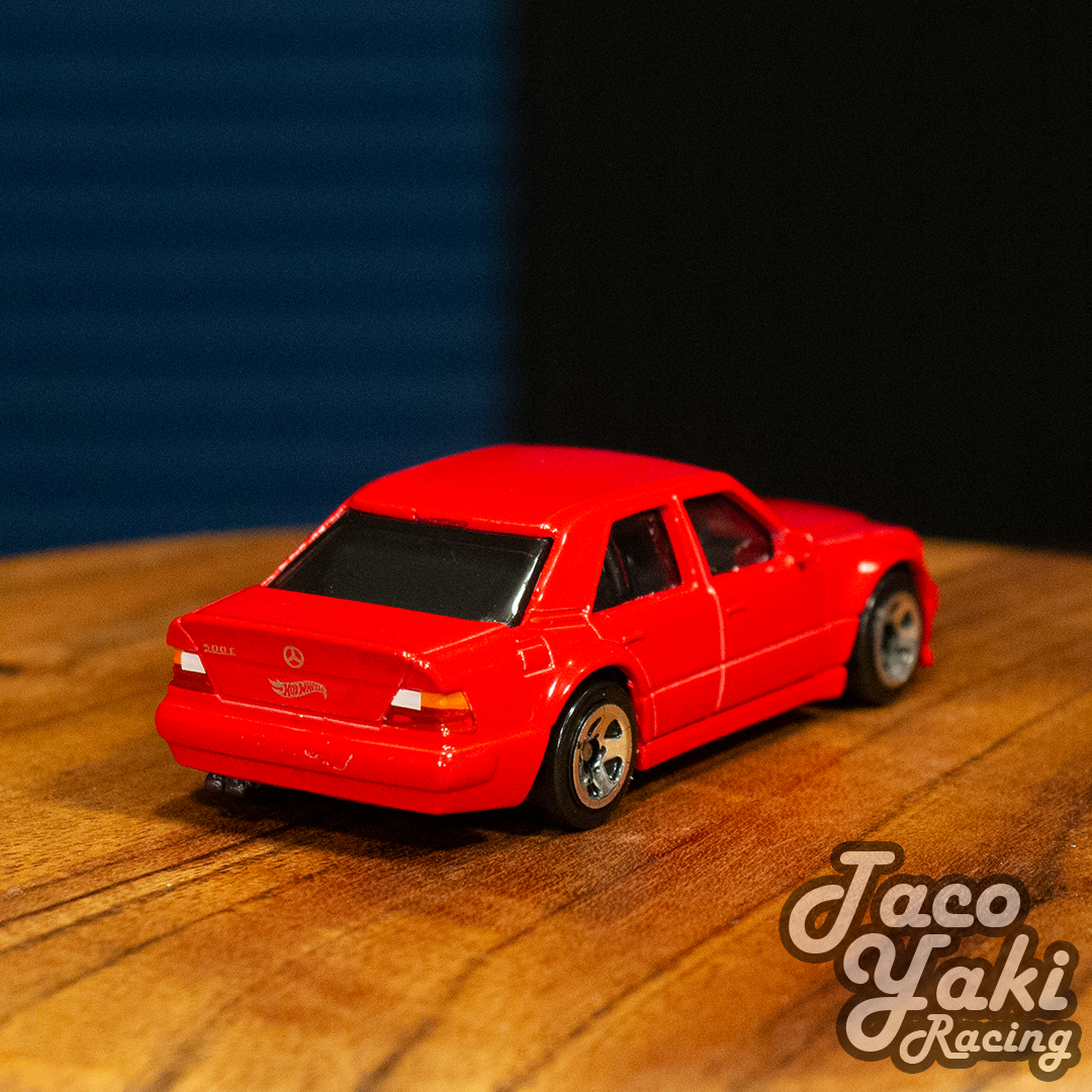 Mercedes-Benz 500 E (Red) - Factory Fresh - Hot Wheels Basic Loose (2022)