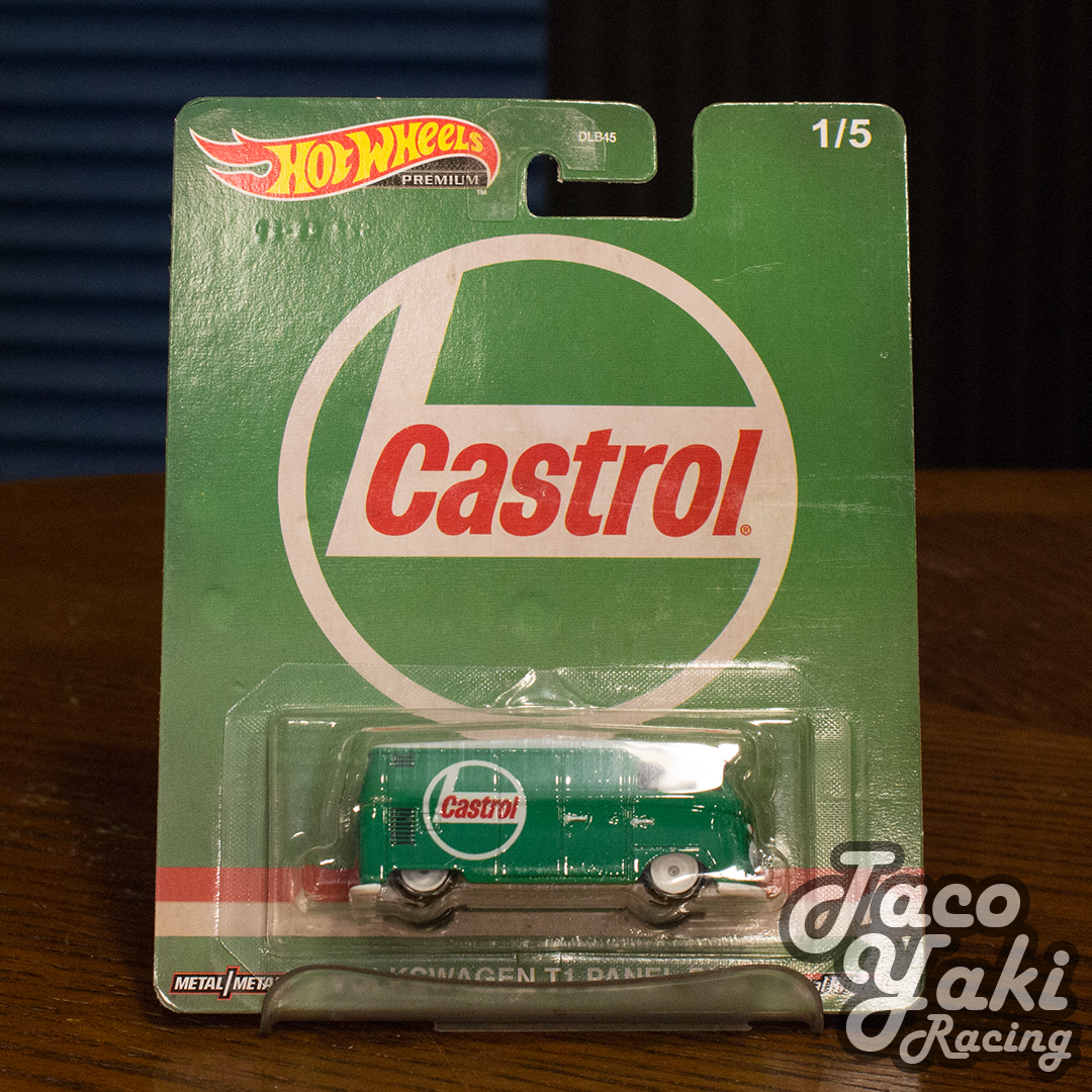 Volkswagen T1 Panel Bus (Castrol) - Vintage Oil - Hot Wheels Premium (2023)