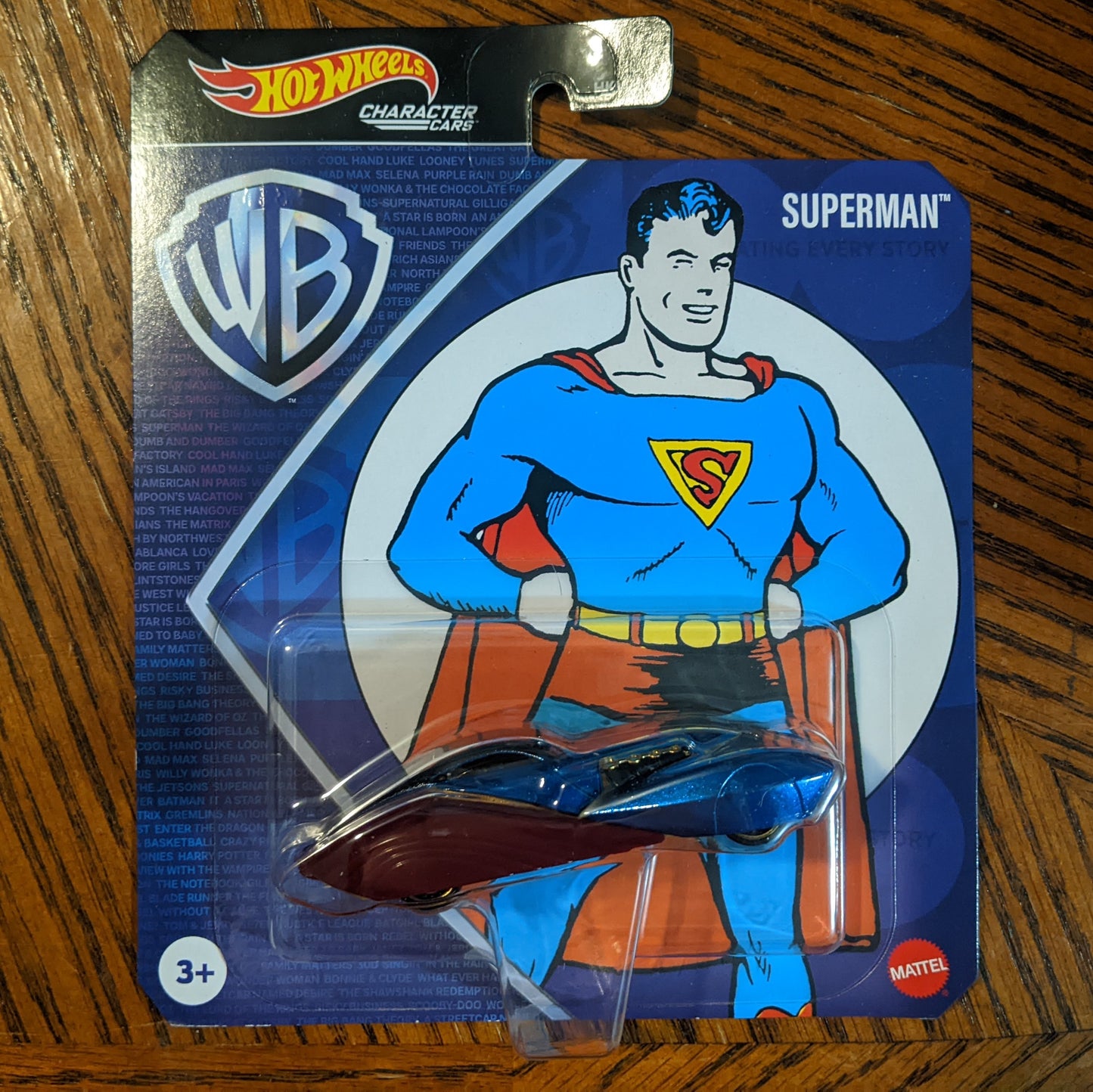 Superman (Blue) - Warner Bros. - Hot Wheels Character Cars (2023)