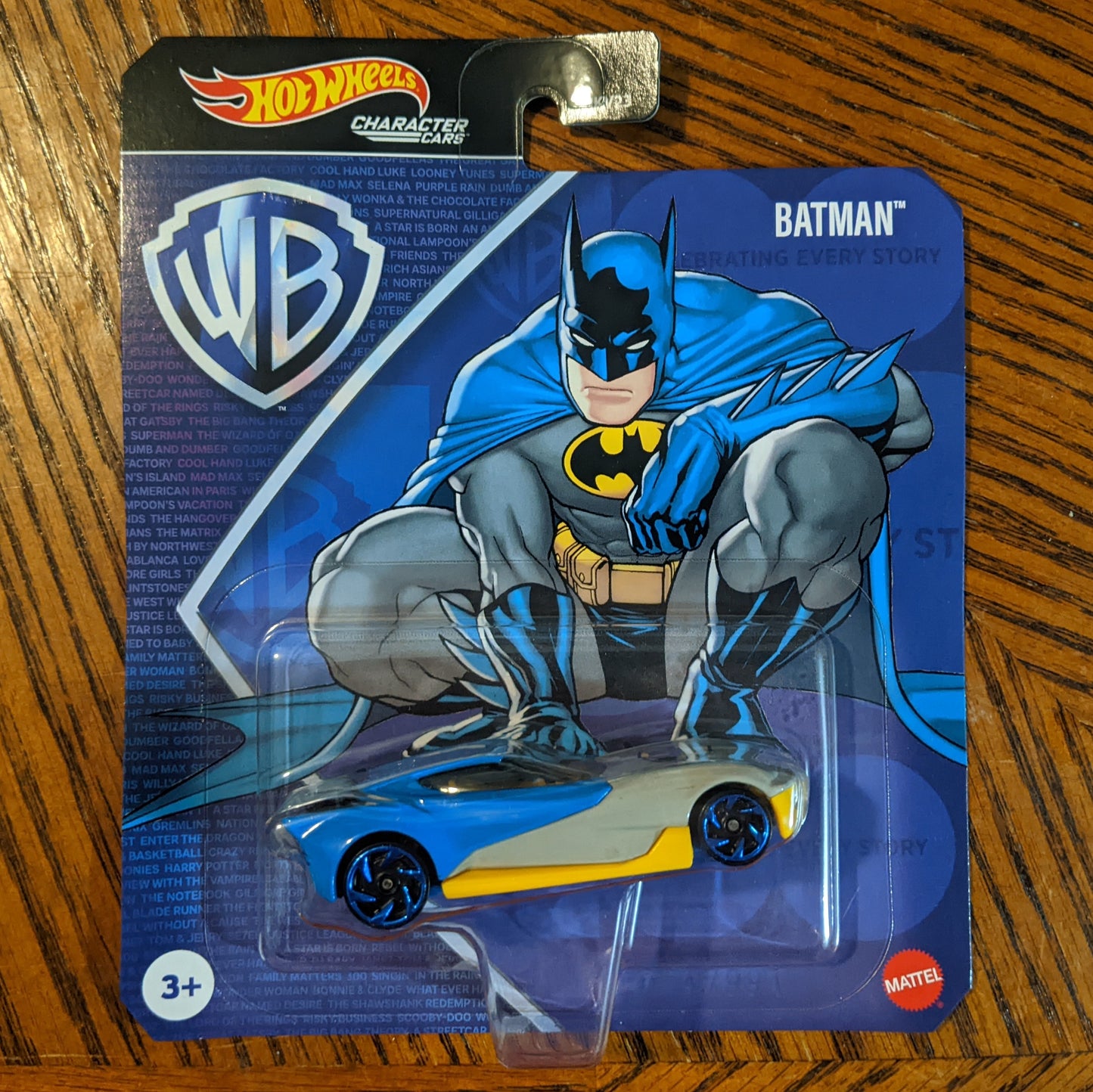 Batman (Light Gray & blue) - Warner Bros. - Hot Wheels Character Cars (2023)