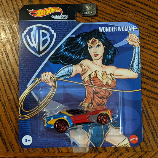 Wonder Woman (Red & blue) - Warner Bros. - Hot Wheels Character Cars (2023)