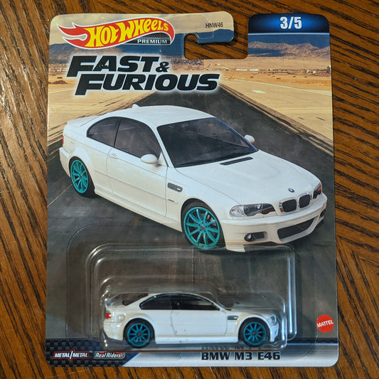 BMW M3 E46 (White) - Fast & Furious - Hot Wheels Premium (2023)