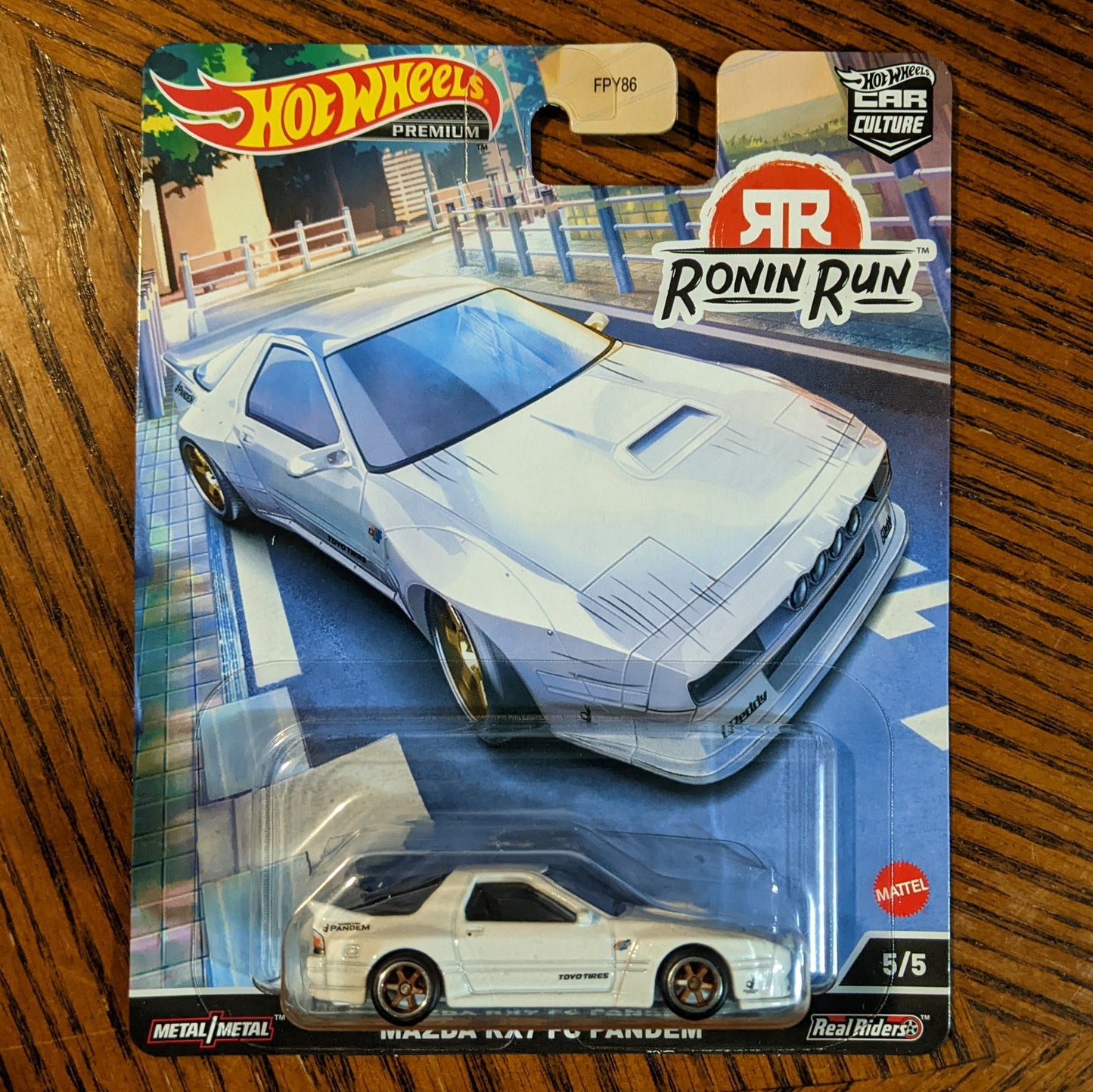 Mazda RX7 FC Pandem (White) - Ronin Run - Hot Wheels Premium (2022)