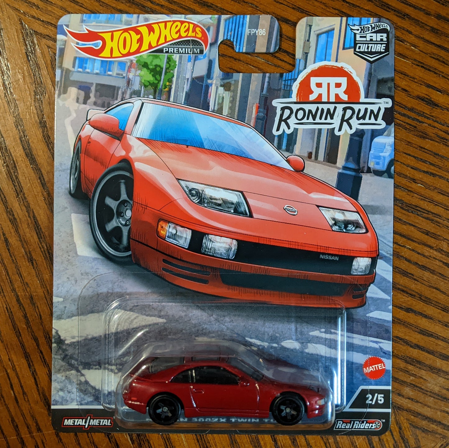 Nissan 300ZX Twin Turbo (Red) - Ronin Run - Hot Wheels Premium (2022)