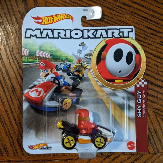 Shy Guy Standard Kart - Mario Kart Character Cars - Hot Wheels (2021)