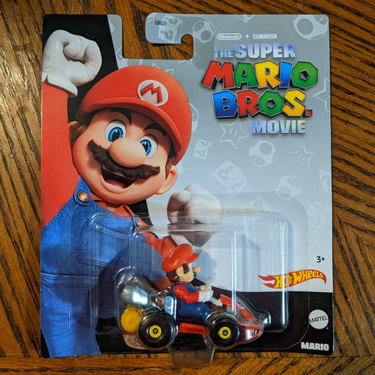 Mario Theatrical Kart - Mario Kart - Hot Wheels Character Cars (2023)
