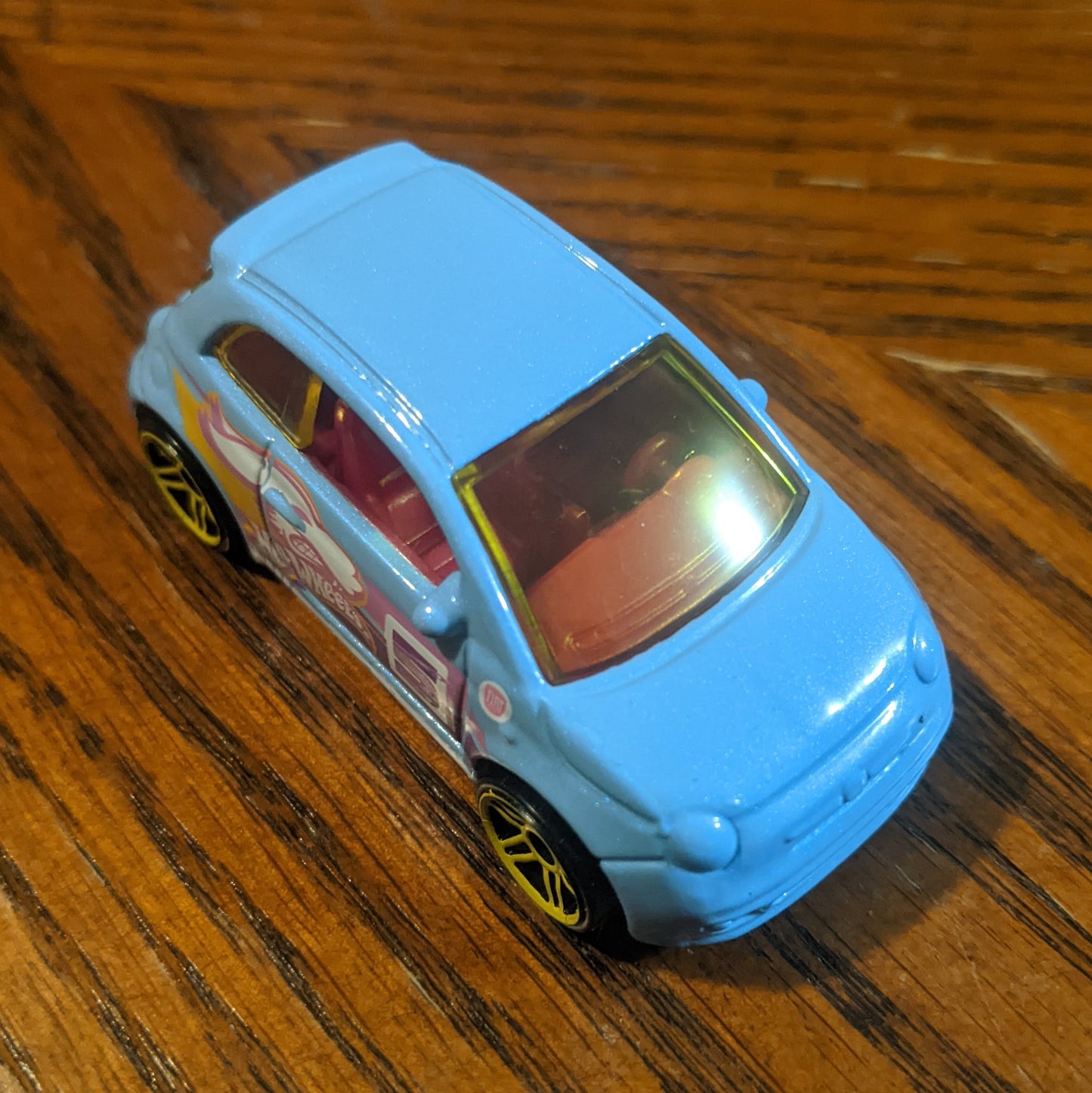 Fiat 500 (Blue) - Spring - Hot Wheels Basic Loose (2024)