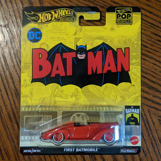 First Batmobile (Red) - Batman - Hot Wheels Premium (2024)