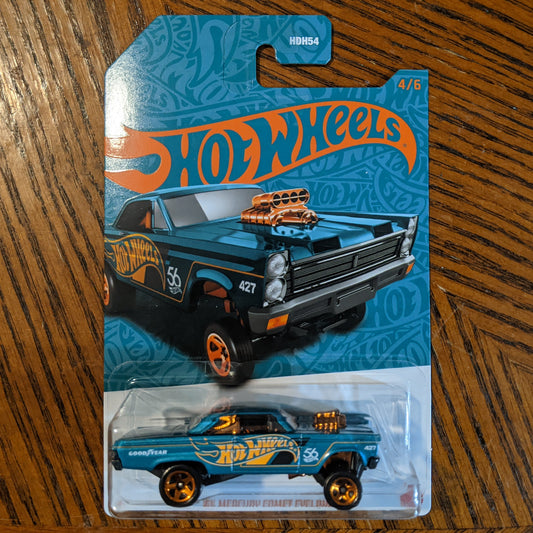 '65 Mercury Comet Cyclone (Metalflake Teal) - 56th Anniversary: Green and Gold - Hot Wheels Basic (2024)