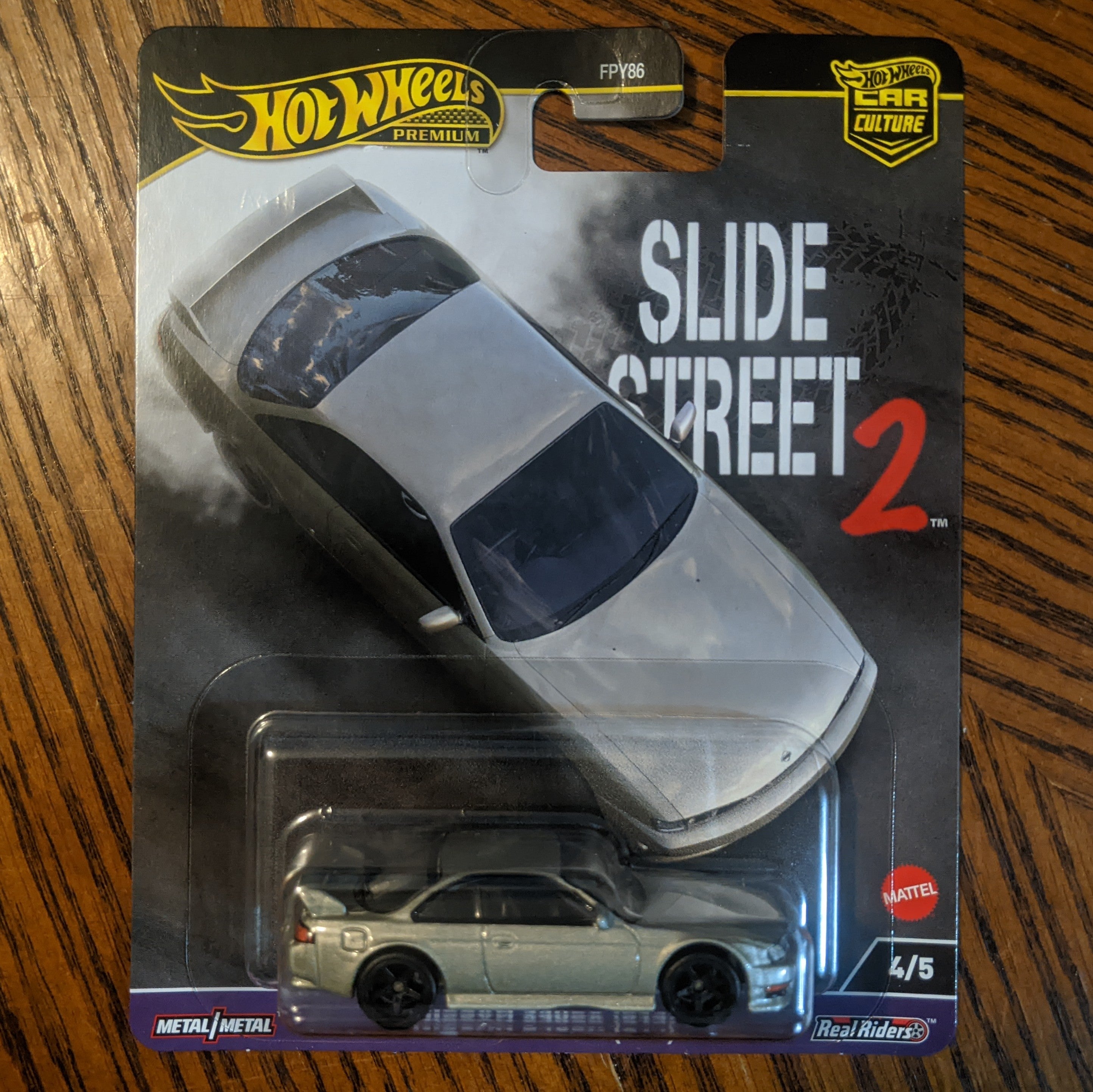 Nissan 240SX S14 Gray Slide Street Hot Wheels Premium 2024 Dee Kay Shop