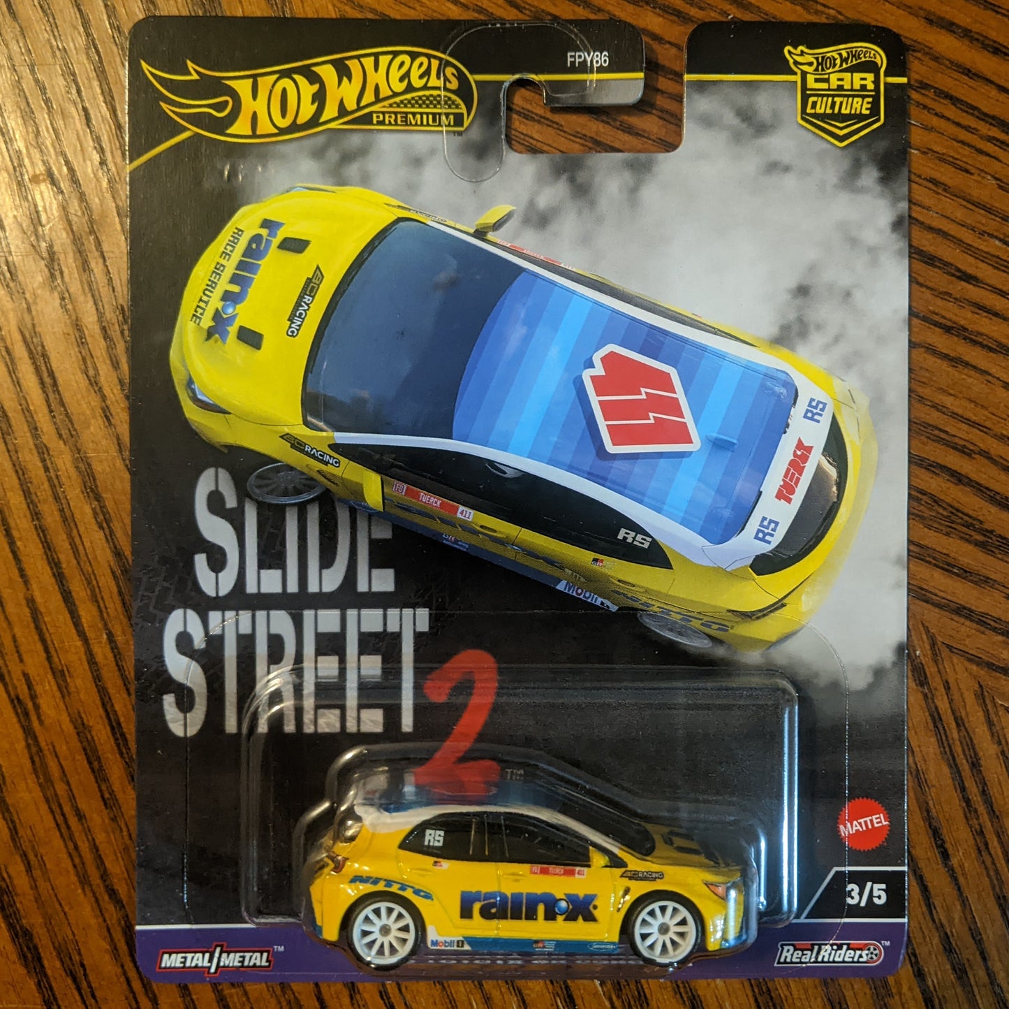 2023 Toyota GR Corolla (Yellow) - Slide Street - Hot Wheels Premium (2024)