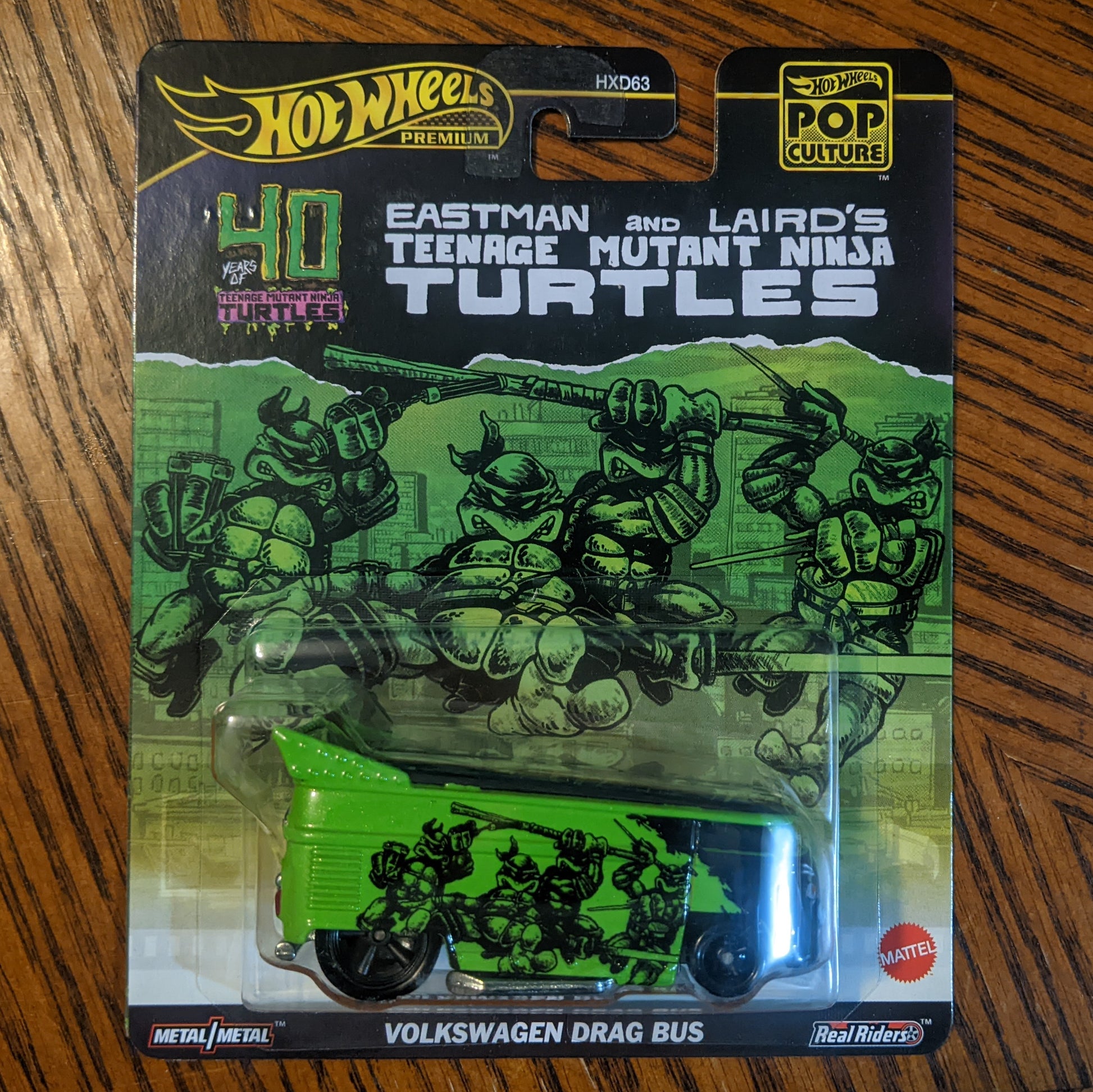 Volkswagen Drag Bus (Green) Eastman and Laird's Teenage Mutant