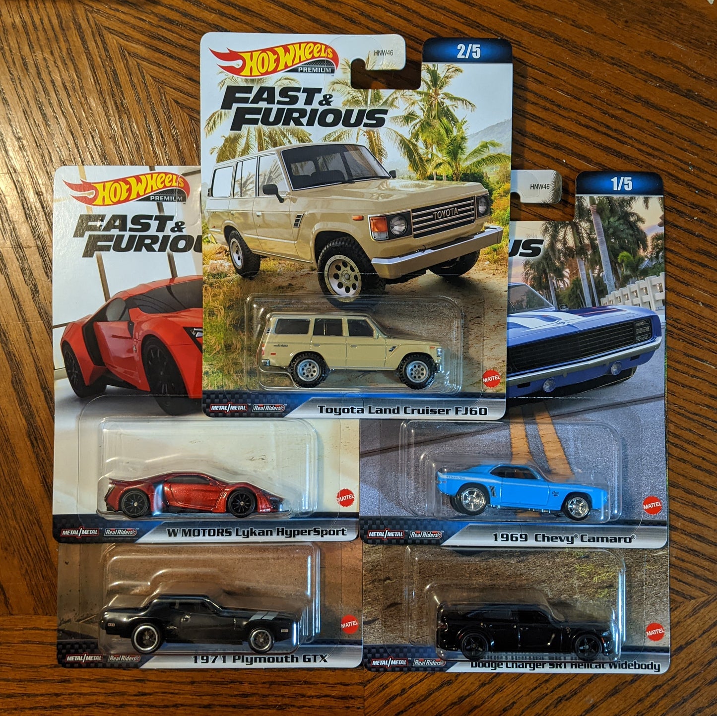 Fast & Furious 2023 Mix 2 Set of 5 - Hot Wheels Premium (2023)