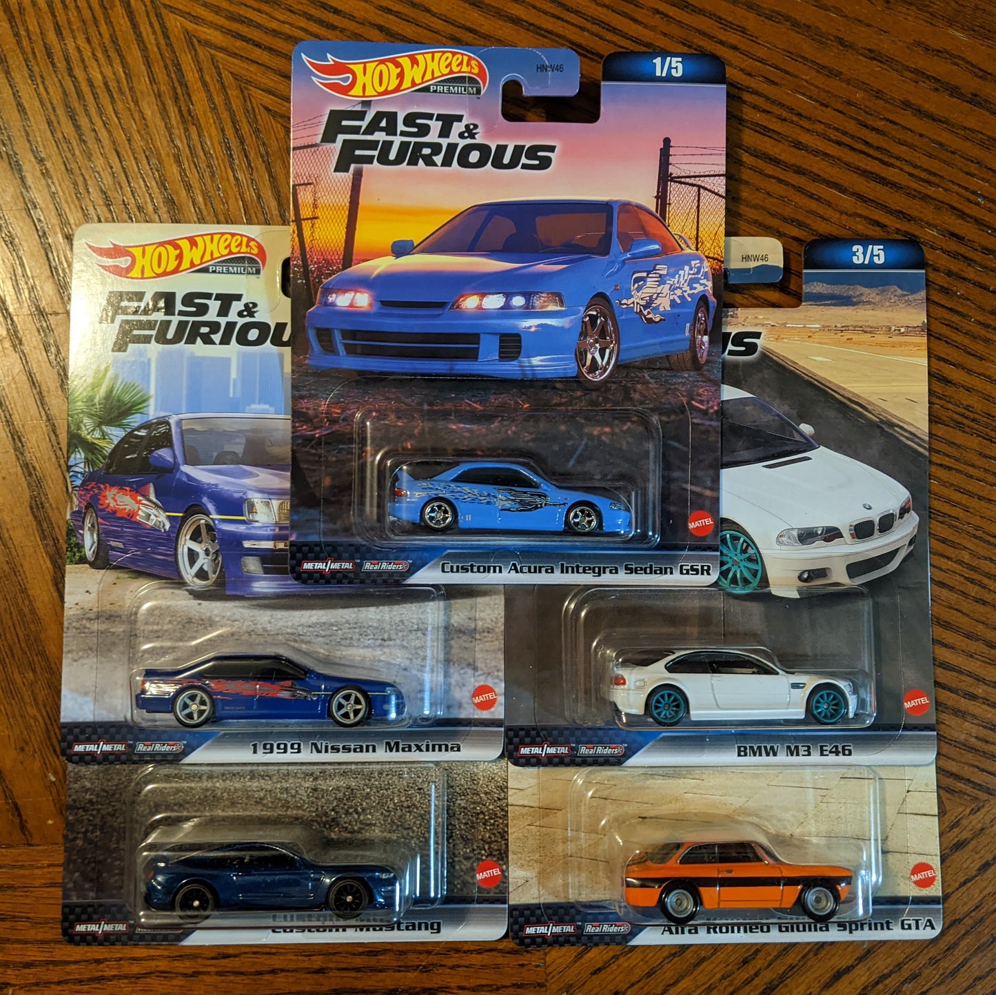 Fast & Furious 2023 Mix 3 Set of 5 - Hot Wheels Premium (2023)