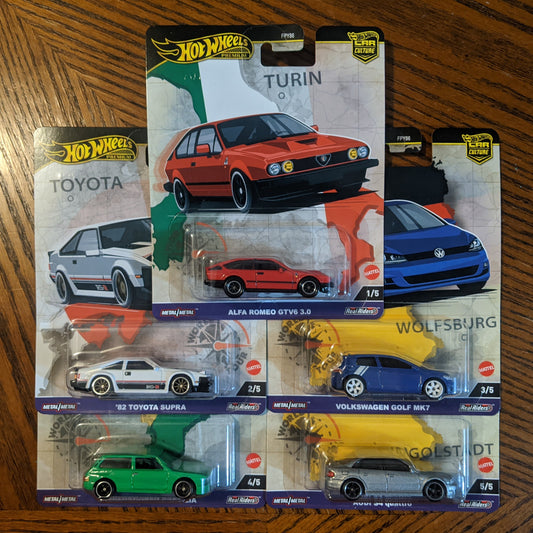 World Tour Set of 5 - Hot Wheels Premium (2024)