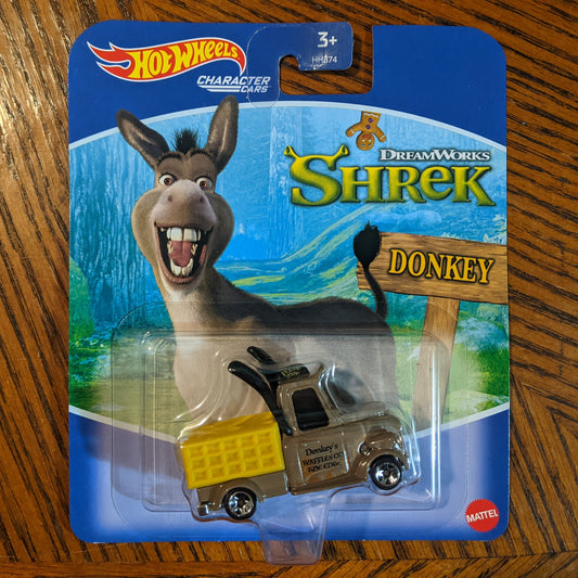 Donkey (Gray-Brown) - DreamWorks - Hot Wheels Character Cars (2022)