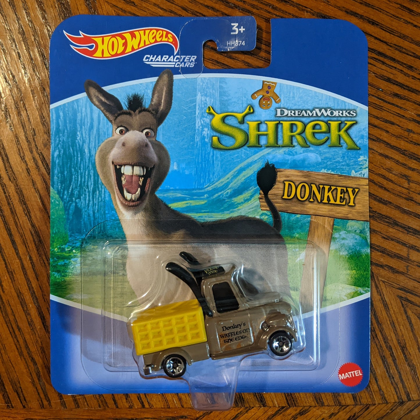 Donkey (Gray-Brown) - DreamWorks - Hot Wheels Character Cars (2022)