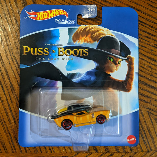 Puss in Boots (Orange) - DreamWorks - Hot Wheels Character Cars (2022)