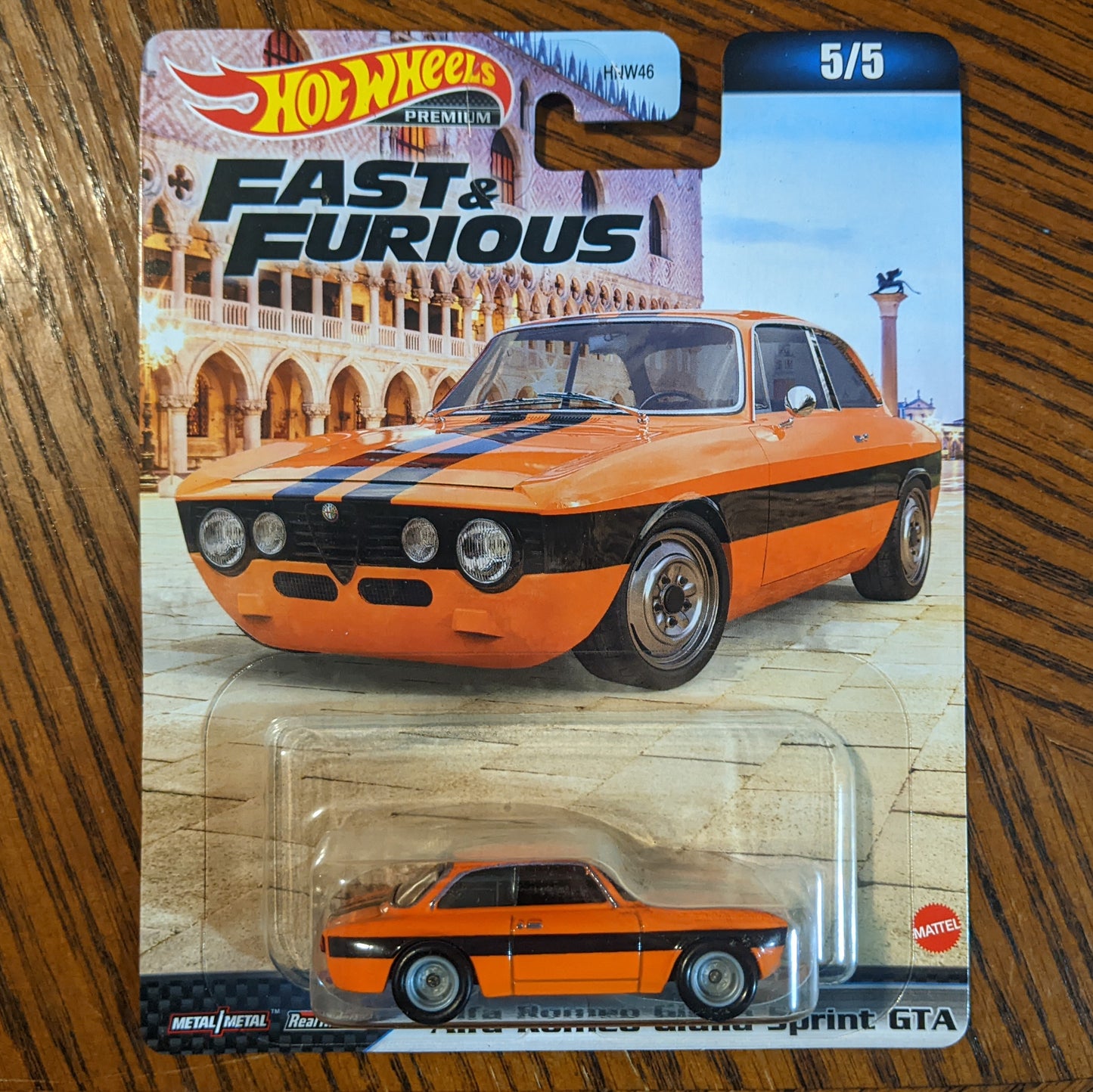 Alfa Romeo Giulia Sprint GTA (Orange) - Fast & Furious - Hot Wheels Premium (2023)