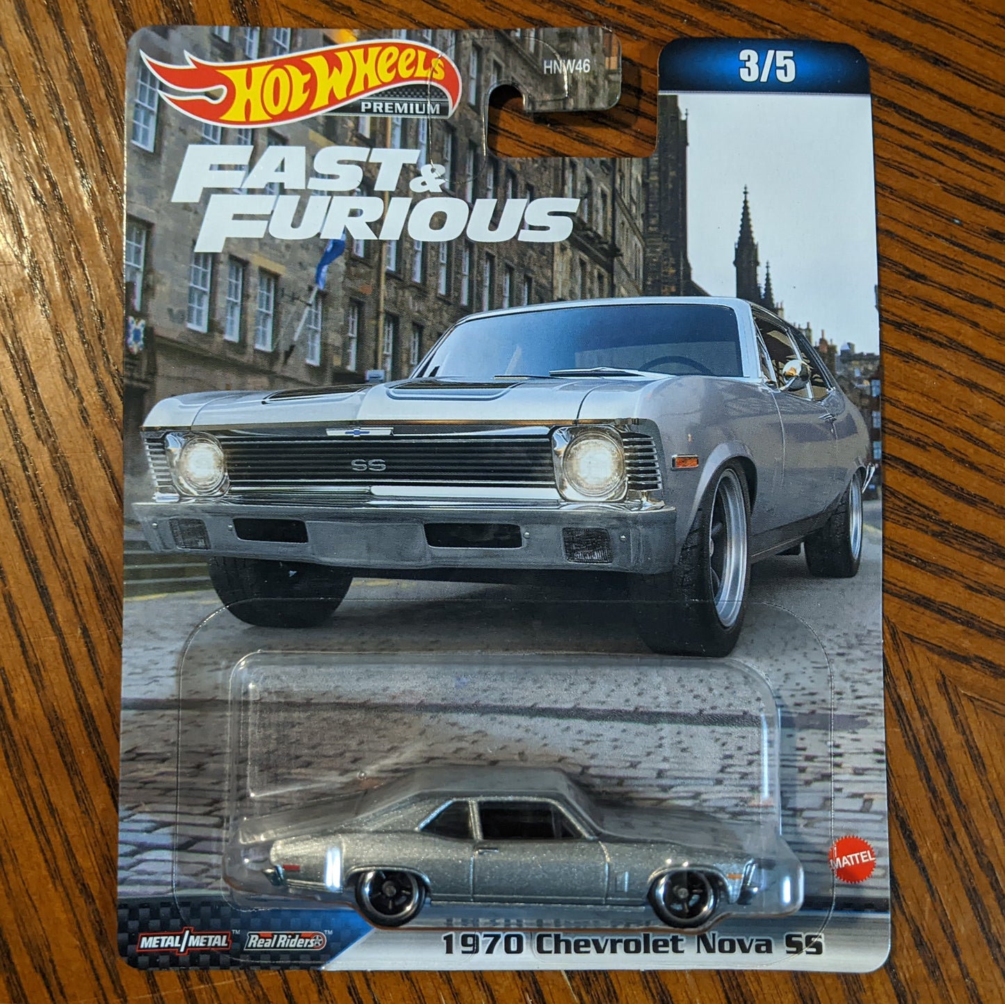 1970 Chevrolet Nova SS (Silver) - Fast & Furious - Hot Wheels Premium (2023)