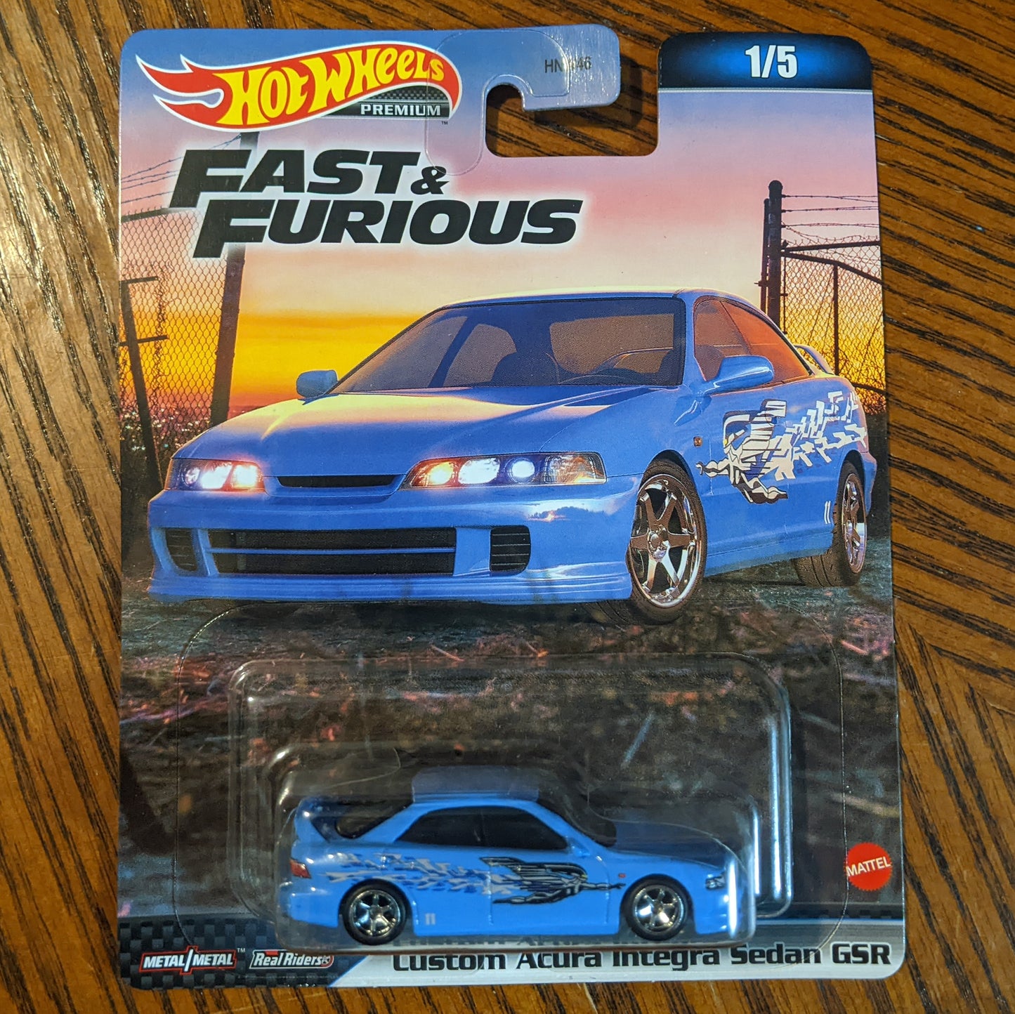 Custom Acura Integra Sedan GSR (Light Blue) - Fast & Furious - Hot Wheels Premium (2023)