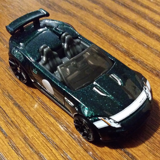 '15 Jaguar F-Type Project 7 (Metalflake Dark Green) - HW Exotics - Hot Wheels Basic Loose (2020)