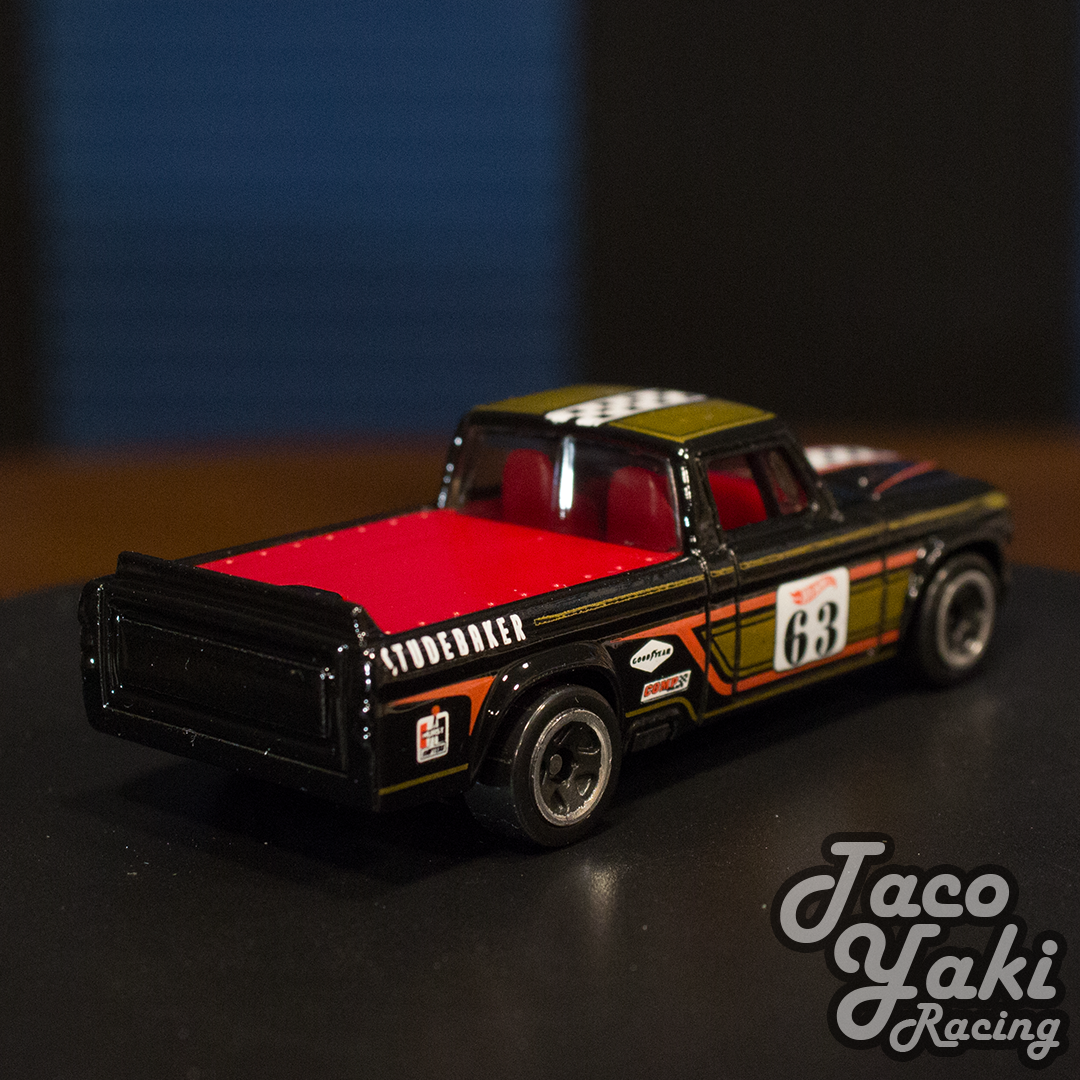 '63 Studebaker Champ (Glossy Black) - HW Hot Trucks - Hot Wheels Basic Loose (2022)