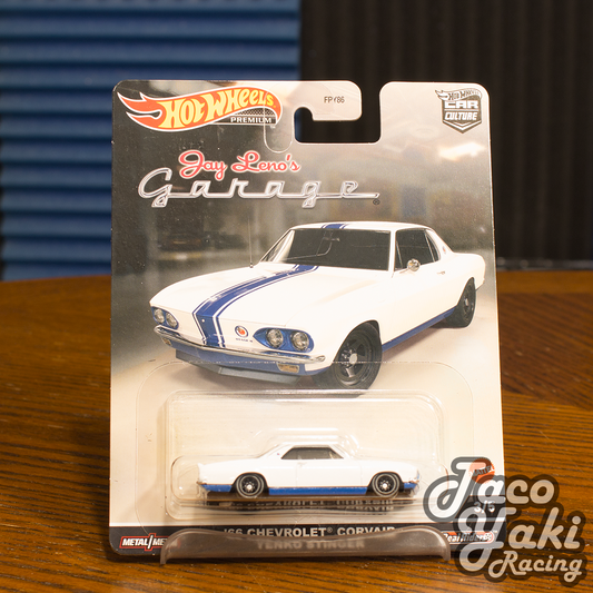 '66 Chevrolet Corvair Yenko Stinger (White) - Jay Leno's Garage - Hot Wheels Premium (2022)