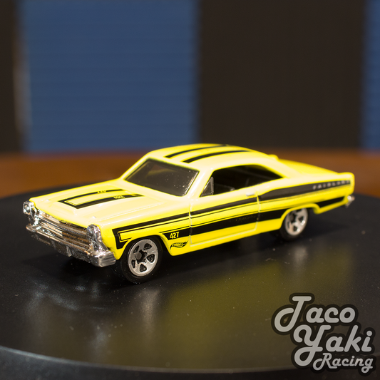 '66 Ford 427 Fairlane (Yellow) - American Steel - Hot Wheels Basic Loose (2020)