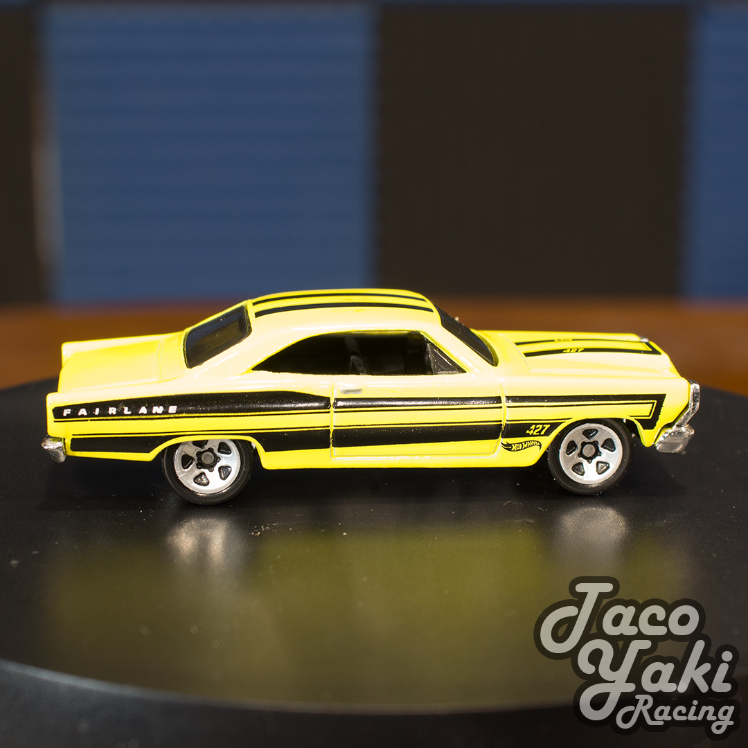 '66 Ford 427 Fairlane (Yellow) - American Steel - Hot Wheels Basic Loose (2020)