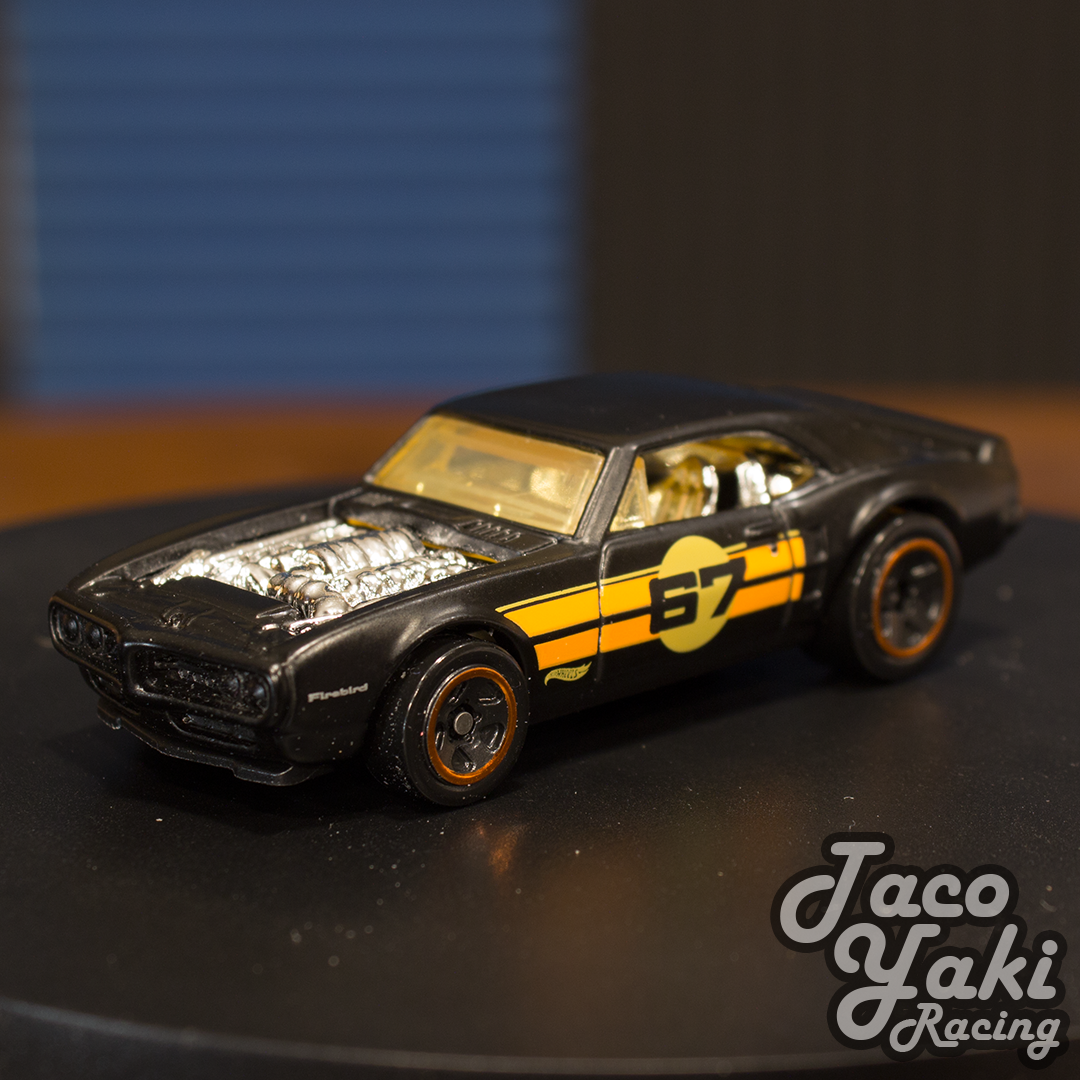 '67 Pontiac Firebird (Matte Black) - American Steel - Hot Wheels Basic Loose (2020)