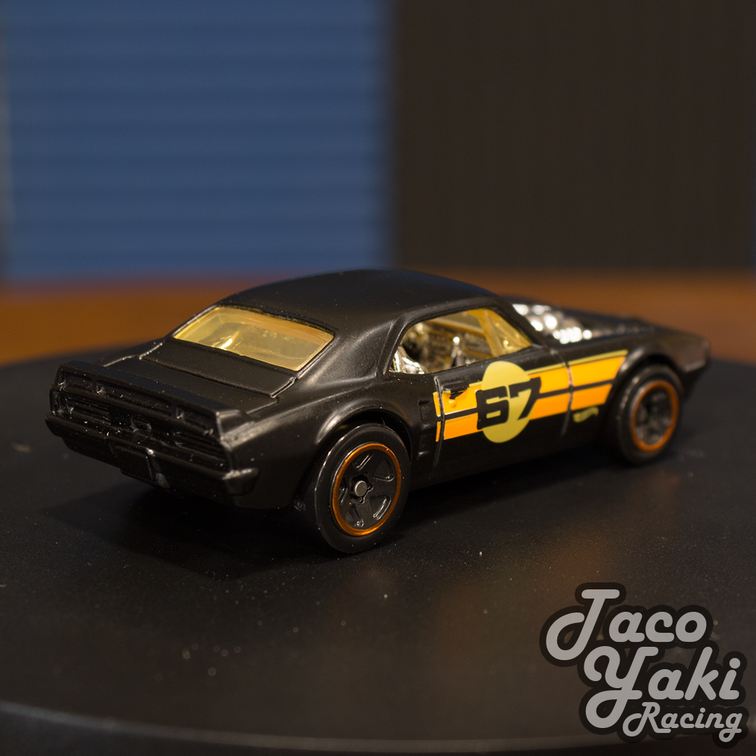 '67 Pontiac Firebird (Matte Black) - American Steel - Hot Wheels Basic Loose (2020)