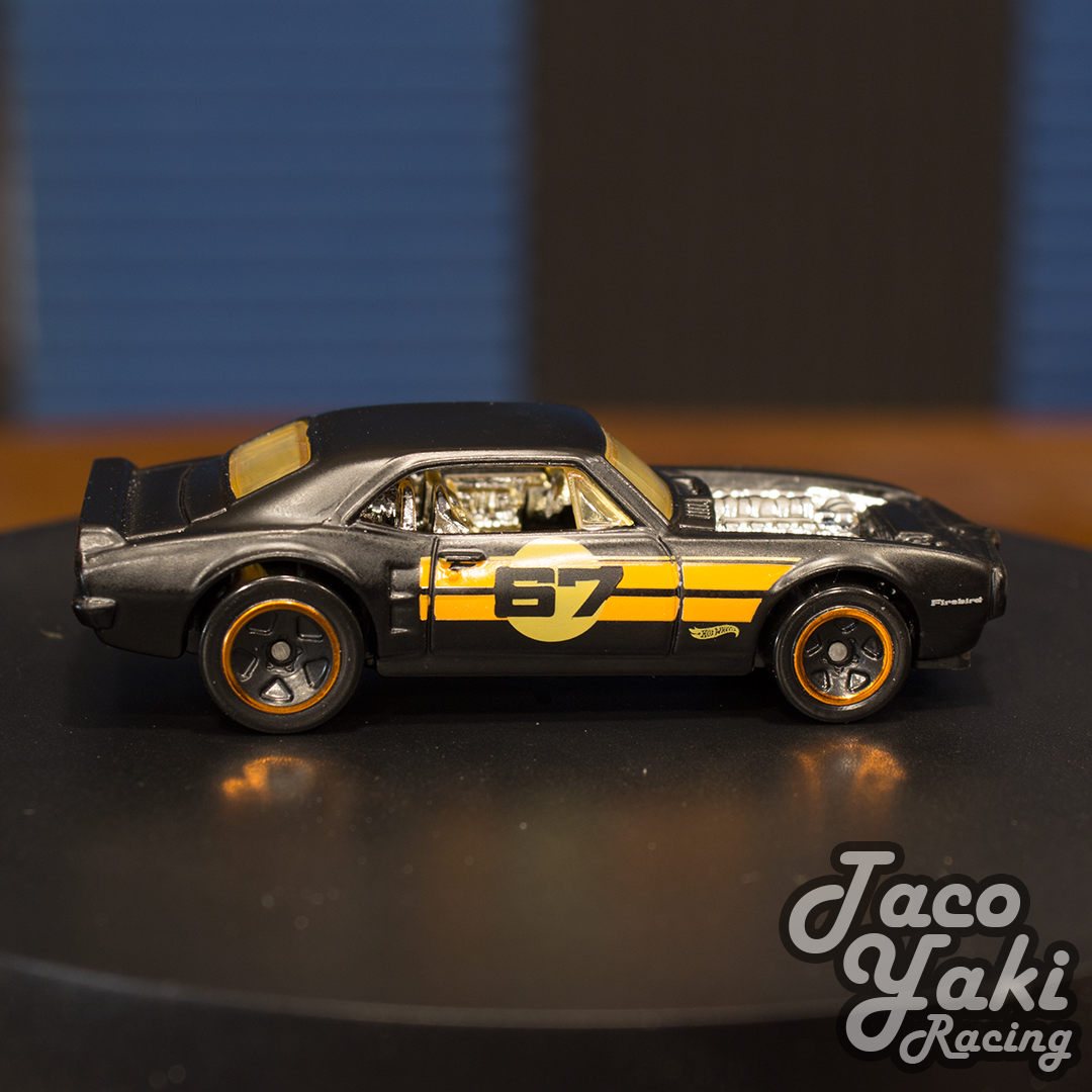 '67 Pontiac Firebird (Matte Black) - American Steel - Hot Wheels Basic Loose (2020)