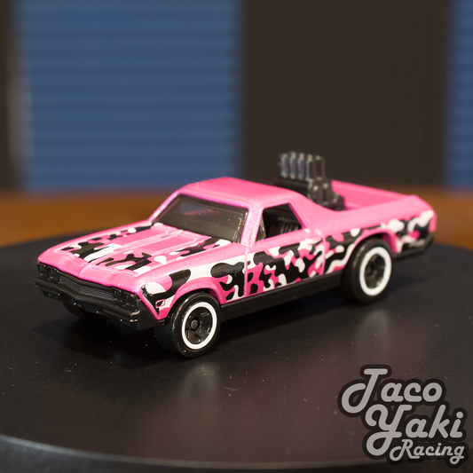 '68 El Camino (Pink) - Urban Camouflage - Hot Wheels Basic Loose (2020)