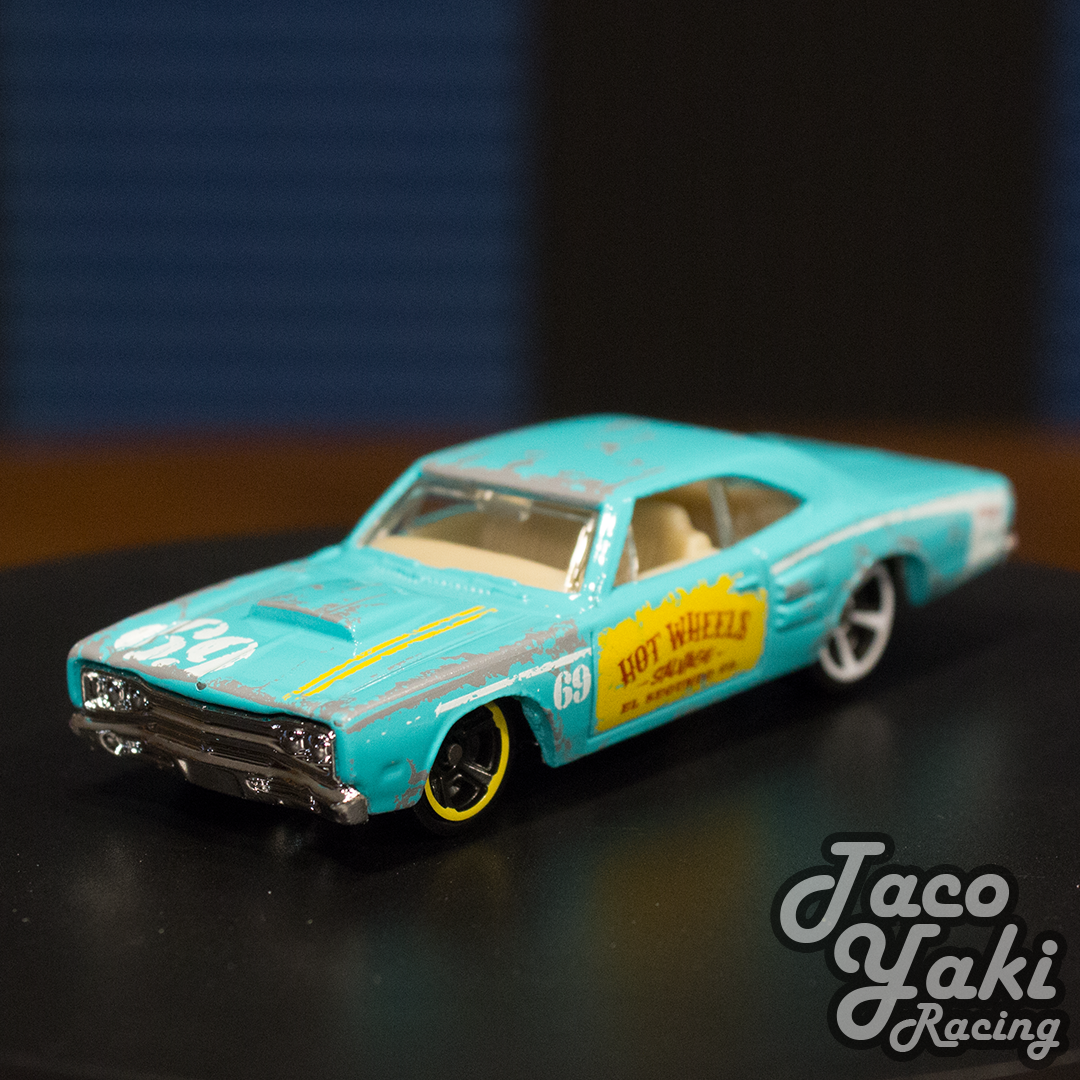 '69 Dodge Coronet Super Bee (Light Blue) - Demo Destruction - Hot Wheels Basic Loose (2022)