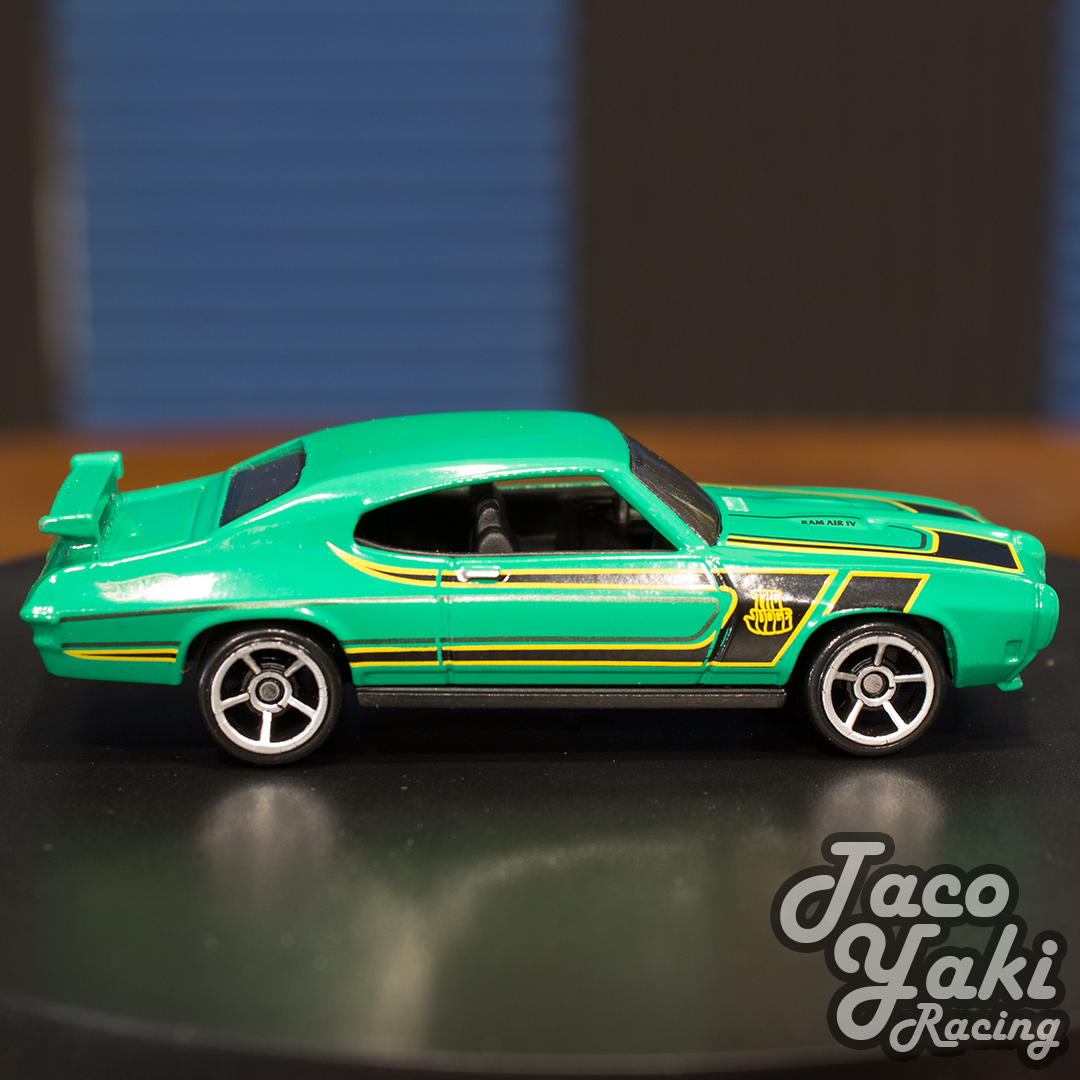70 Pontiac GTO Judge Green American Steel Hot Wheels Basic