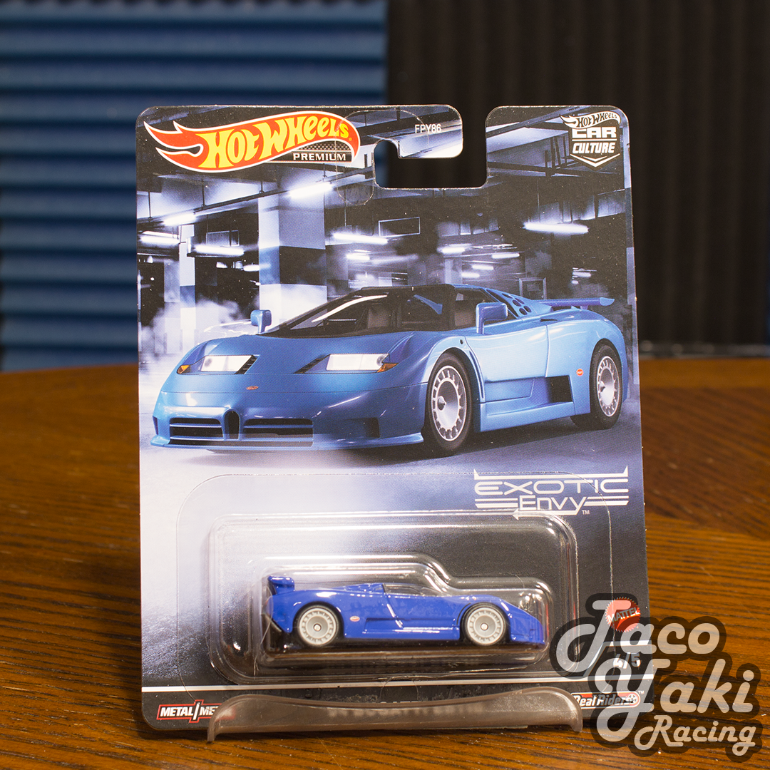 '94 Bugatti EB110 (French Racing Blue) - Exotic Envy - Hot Wheels Premium (2022)