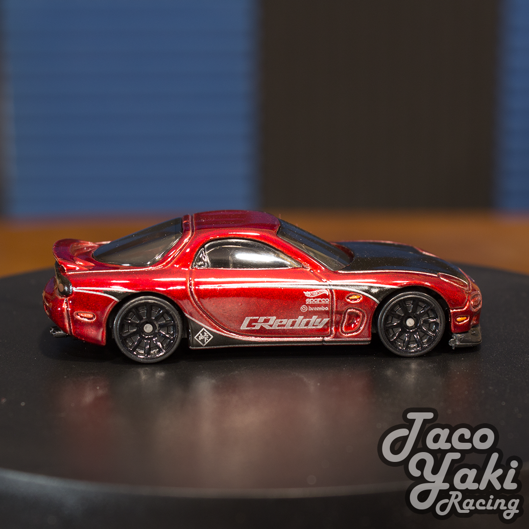 '95 Mazda RX-7 (Red) - Japanese Classics - Hot Wheels Basic Loose (2022)