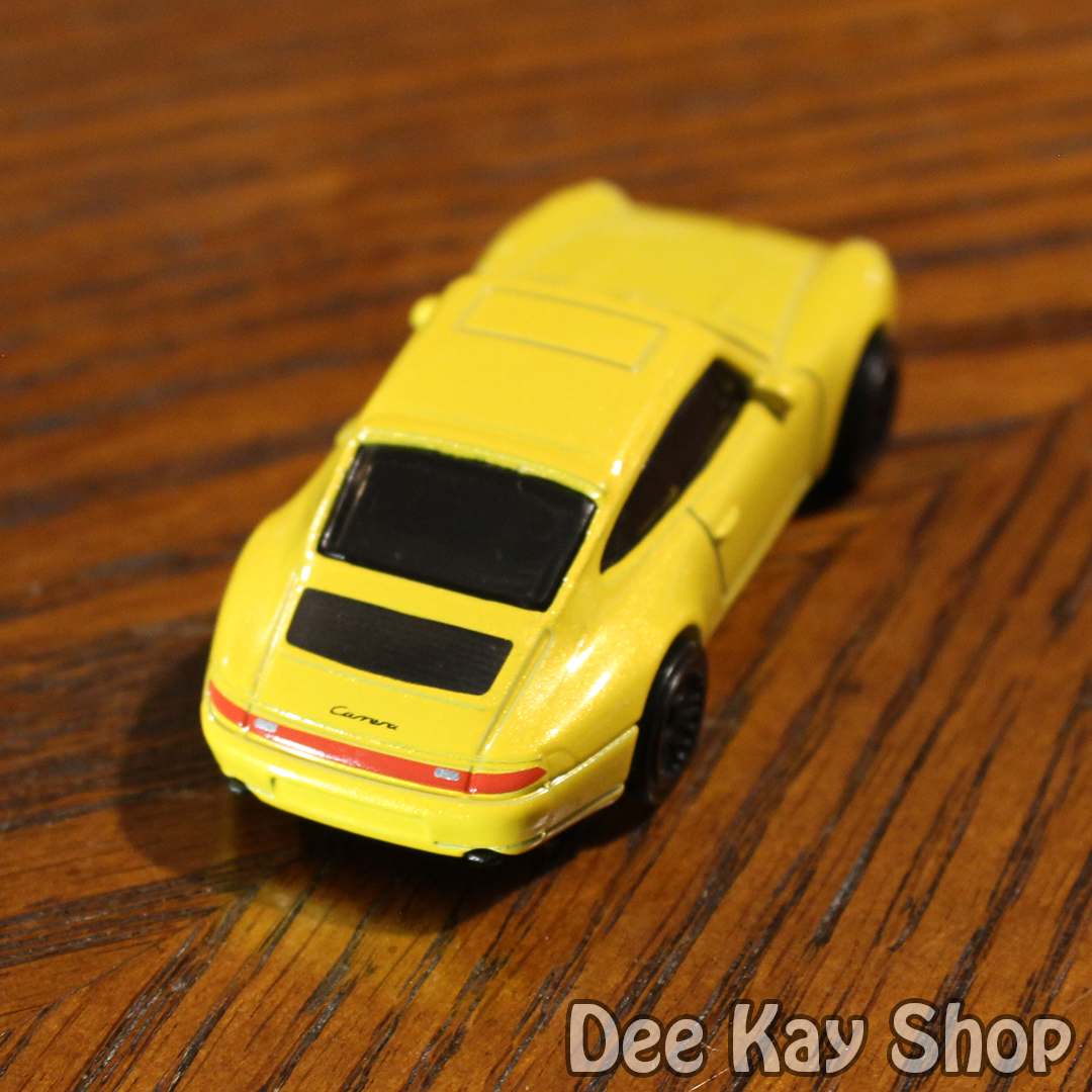 '96 Porsche Carrera (Metalflake Yellow) - Porsche - Hot Wheels Basic Loose (2020)