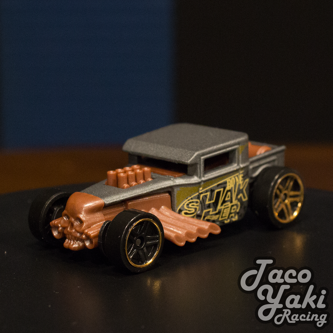 Bone Shaker (Gray) - HW Exposed Engines - Hot Wheels Basic Loose (2022)