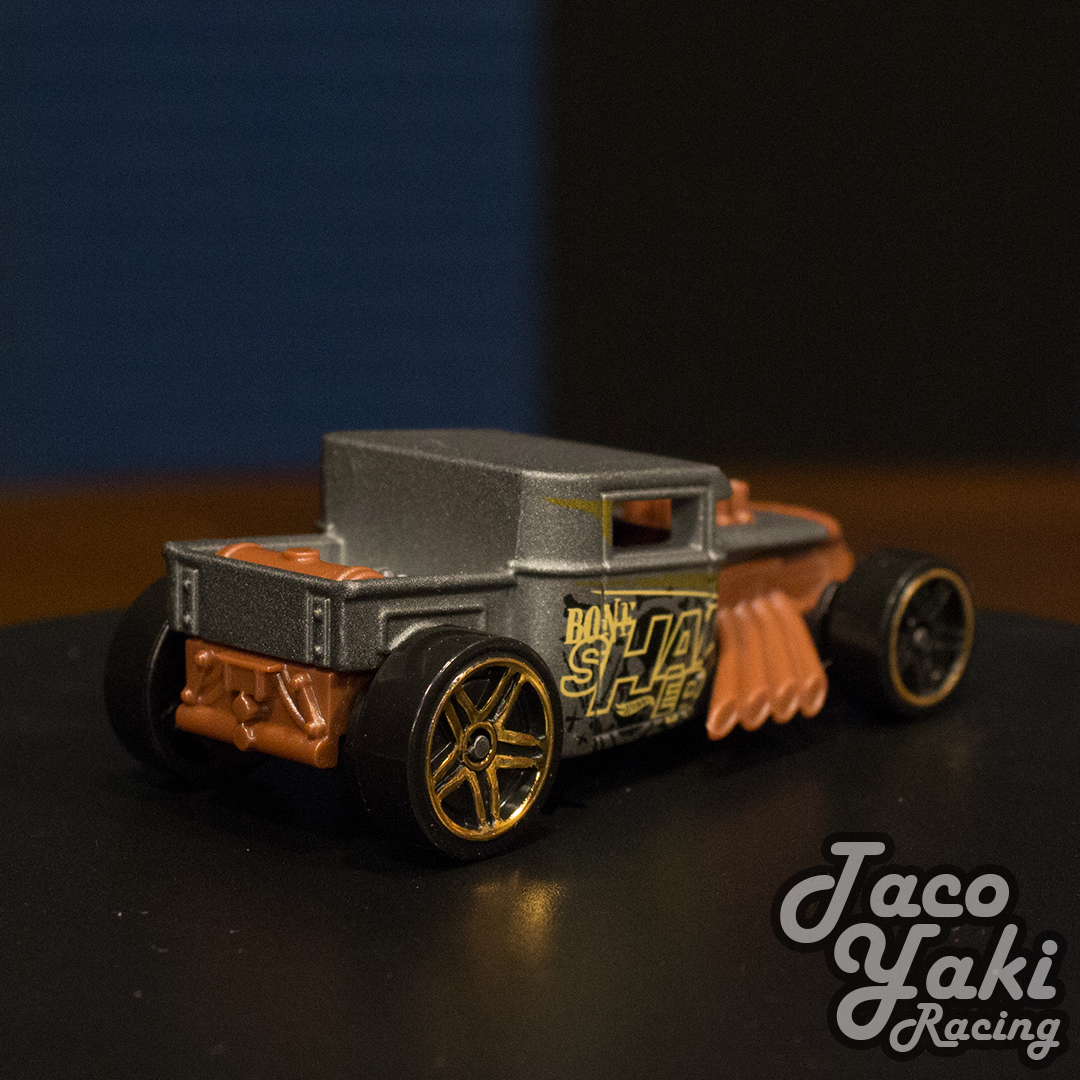 Bone Shaker (Gray) - HW Exposed Engines - Hot Wheels Basic Loose (2022)