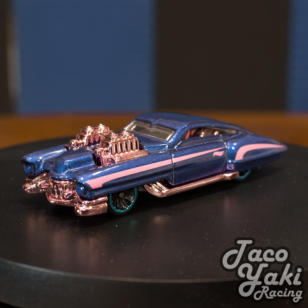 Evil Twin (Satin Blue) - 54th Anniversary: Blue and Pink - Hot Wheels Basic Loose (2022)