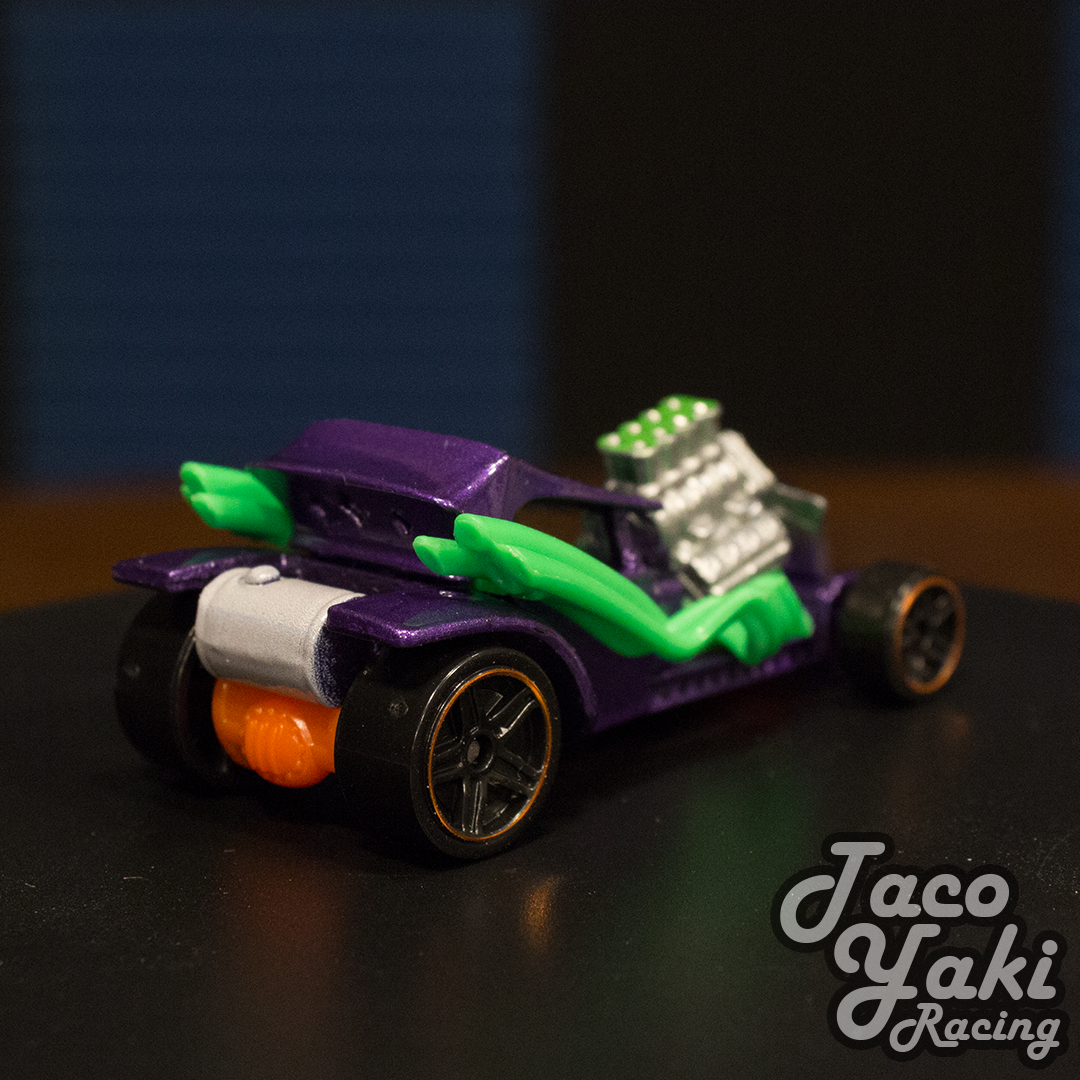 The Joker Hot Rod - DC Universe Character Cars - Hot Wheels Loose (2019)