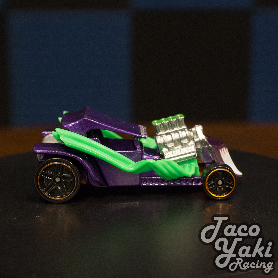 The Joker Hot Rod - DC Universe Character Cars - Hot Wheels Loose (2019)
