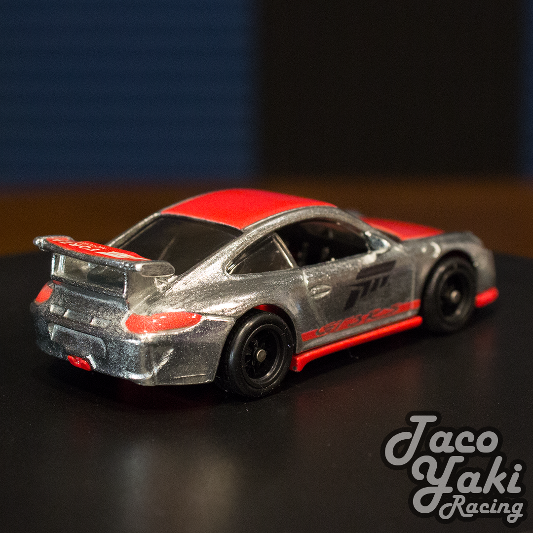 Porsche 911 GT3 RS (ZAMAC + Red) - Forza Motorsport - Hot Wheels Premium Loose (2017)