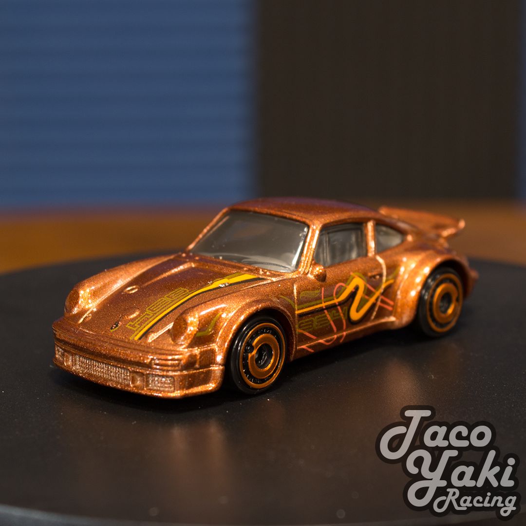 Porsche 934 Turbo RSR (Metalflake Dark Orange) - Nightburnerz - Hot Wheels Basic Loose (2021)